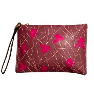 A New Day Women's Floral Print Wristlet Pouch.
